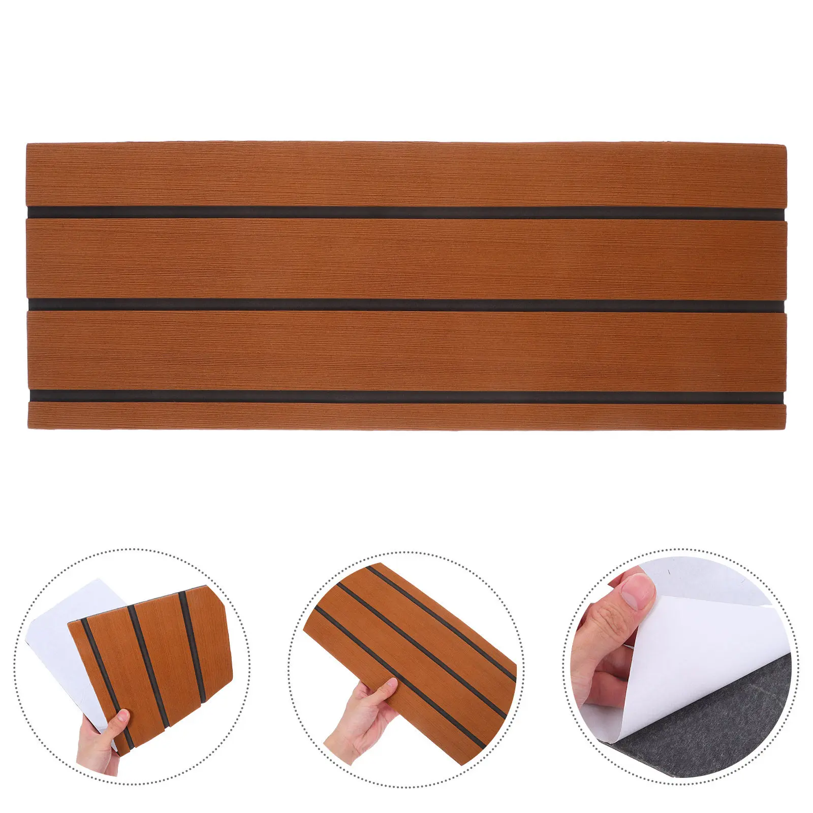 Rv Step Mat Non-Slip Stair Tread Mat with Strong Adhesive Backing for Indoor Outdoor Use Camper Trailer Rv Stair Covers