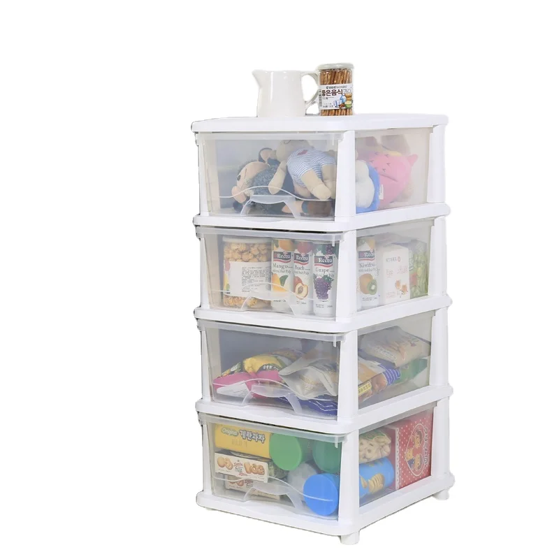 

Factory Direct Transparent Multilayer Plastic Storage Drawers for Wardrobe Plastics Storage Cabinet for Clothing Use