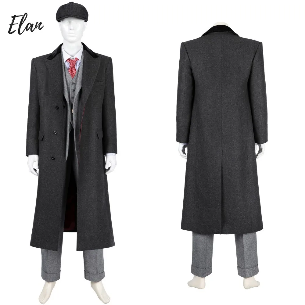 Shelby Cosplay Costume Man Peaky 6 لانگ ٹرینچ کوٹ سوٹ کا لباس مکمل سیٹ اور انفرادی اشیاء اپنی مرضی کے سائز میں فروخت کی جاتی ہیں
