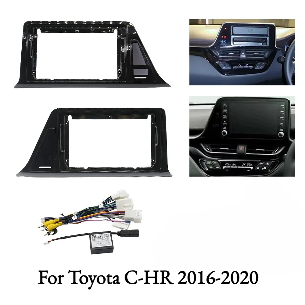 

9-дюймовый комплект приборной панели Android для Toyota C-HR 2016-2020, 2Din GPS стерео панель
