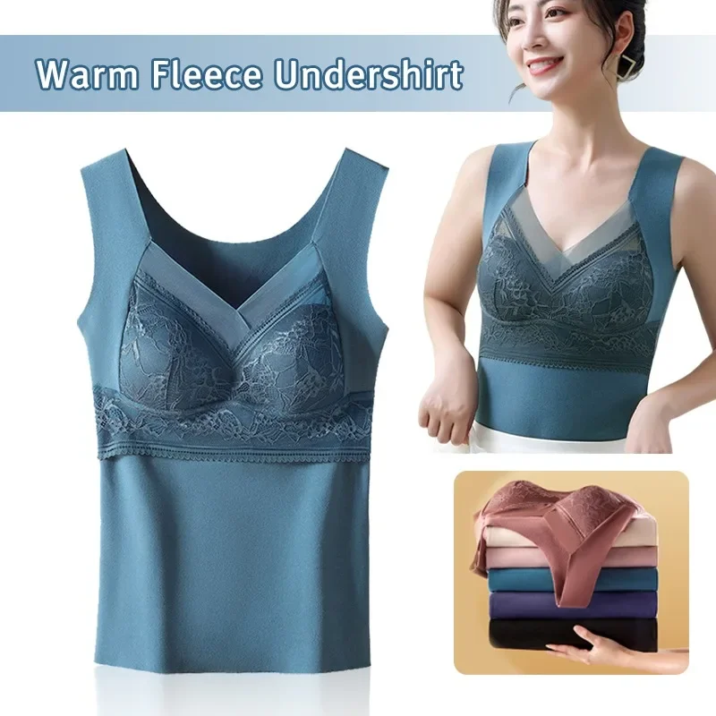 Thermal Underwear Plus Size Vest Thermo Lingerie Women Winter Clothing Warm Top Inner Wear Thermal Shirt Undershirt Intimate884