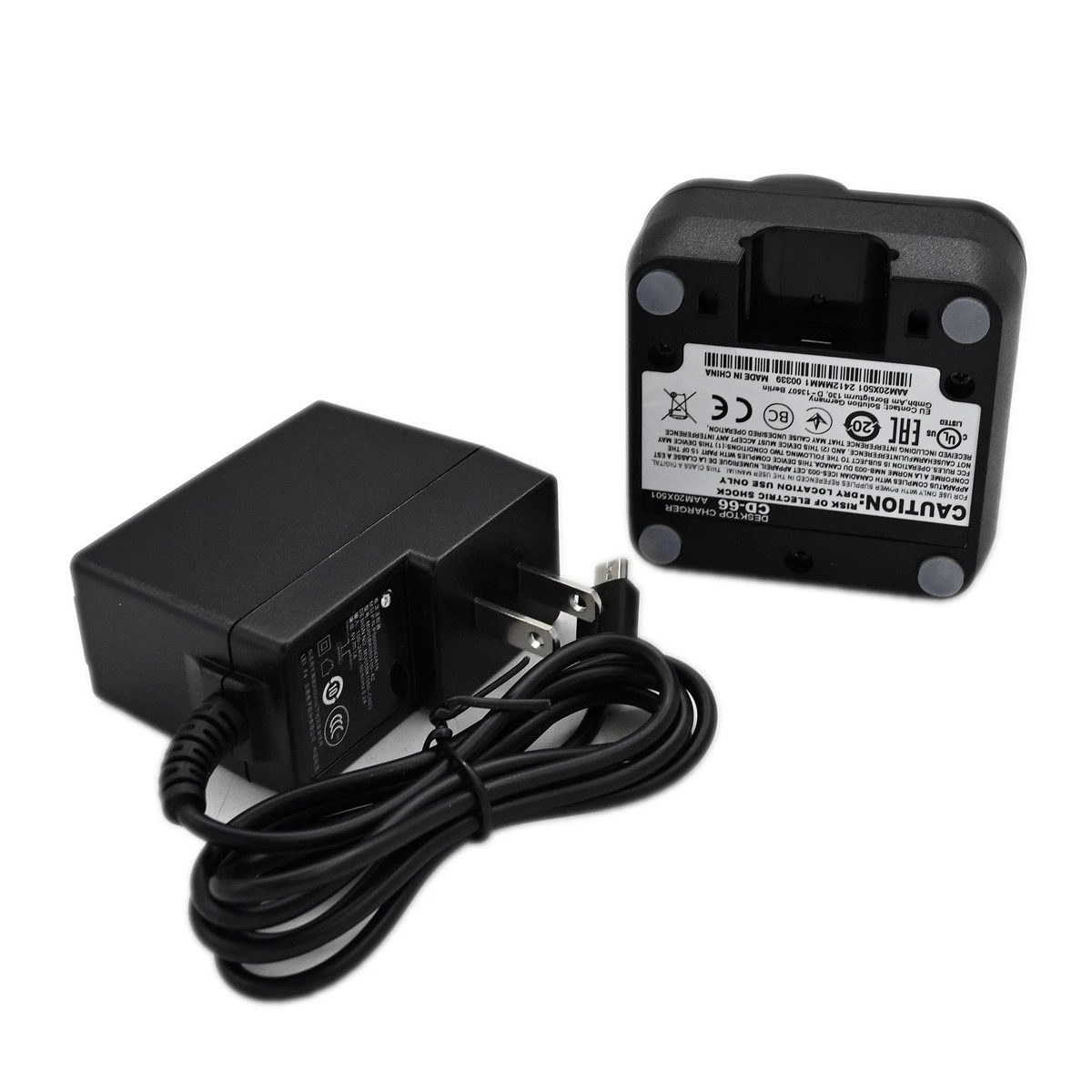 CD-66 Desktop Charger Tray & AC Plug Adapter for Motorola Vertex EVX-S24 Series Ham Two Way Radio Accessory