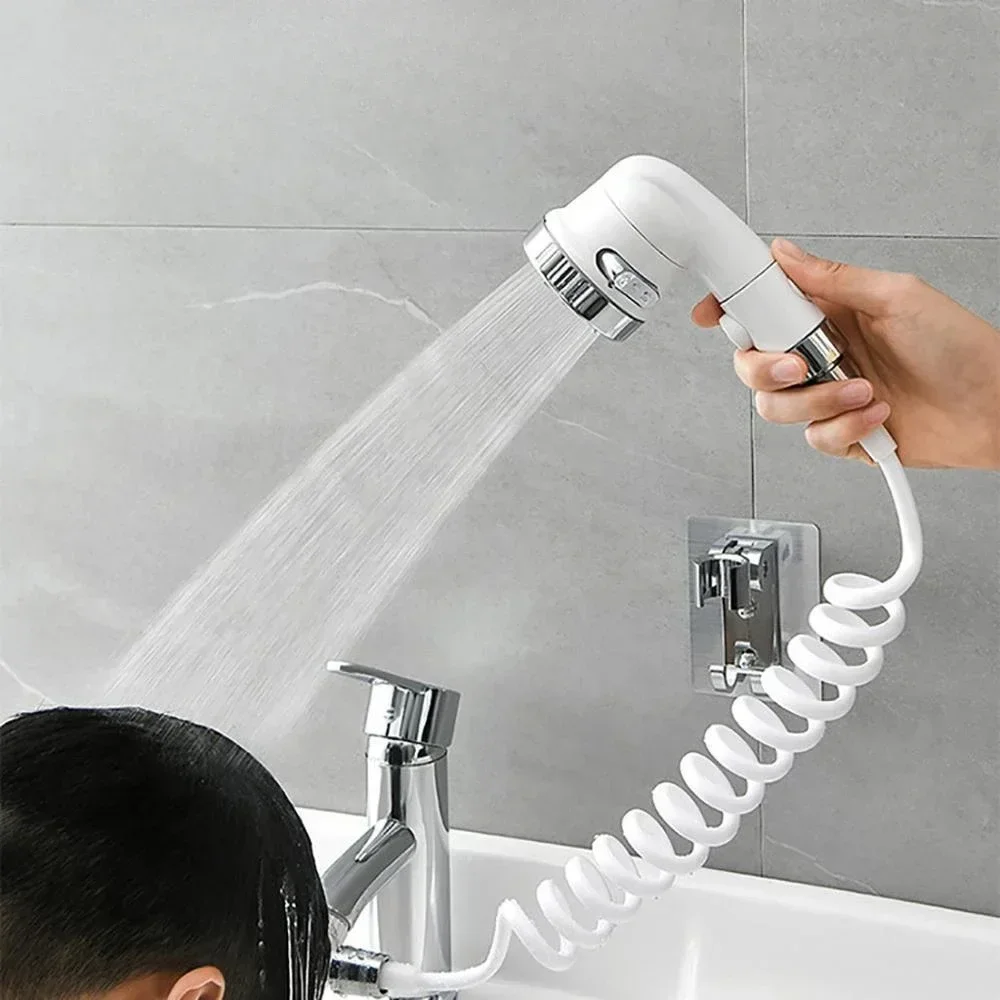 Rain Shower Head Shampoo Bed Pressurized Water Stop Shower Salon Barber Shop Faucet Three Mode Nozzle Bathroom Accessories