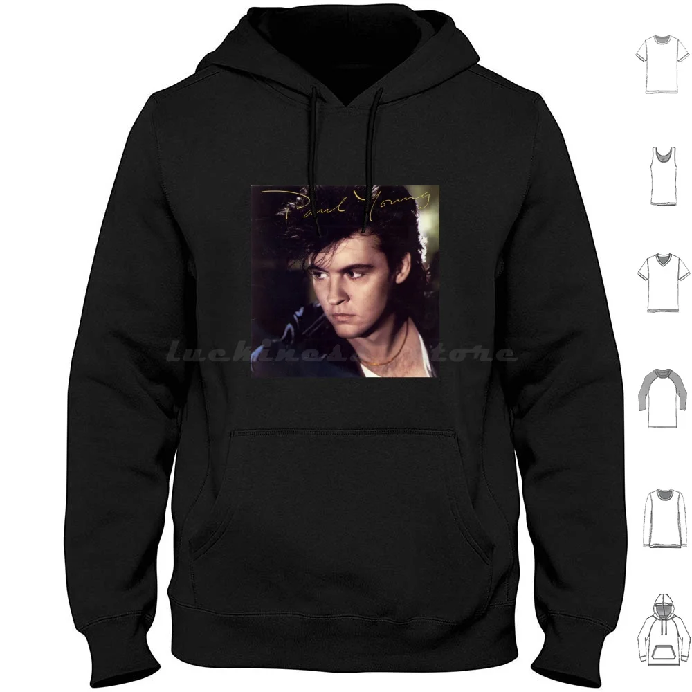 Paul Young The Secret Of Association Album Hoodie Cotton Long Sleeve Album Music Cover Song Logo Tour Concert Live