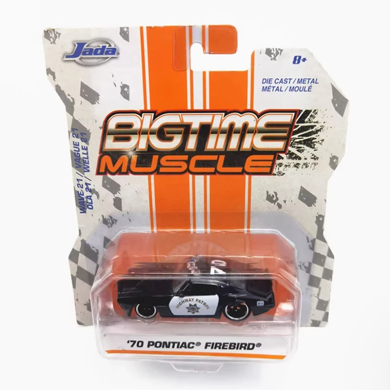 

Jada Series 1:64 Scale Pontiac Firebird/STEPSIDE Police Alloy Car Model Classics Adult Souvenir Gift Static Display