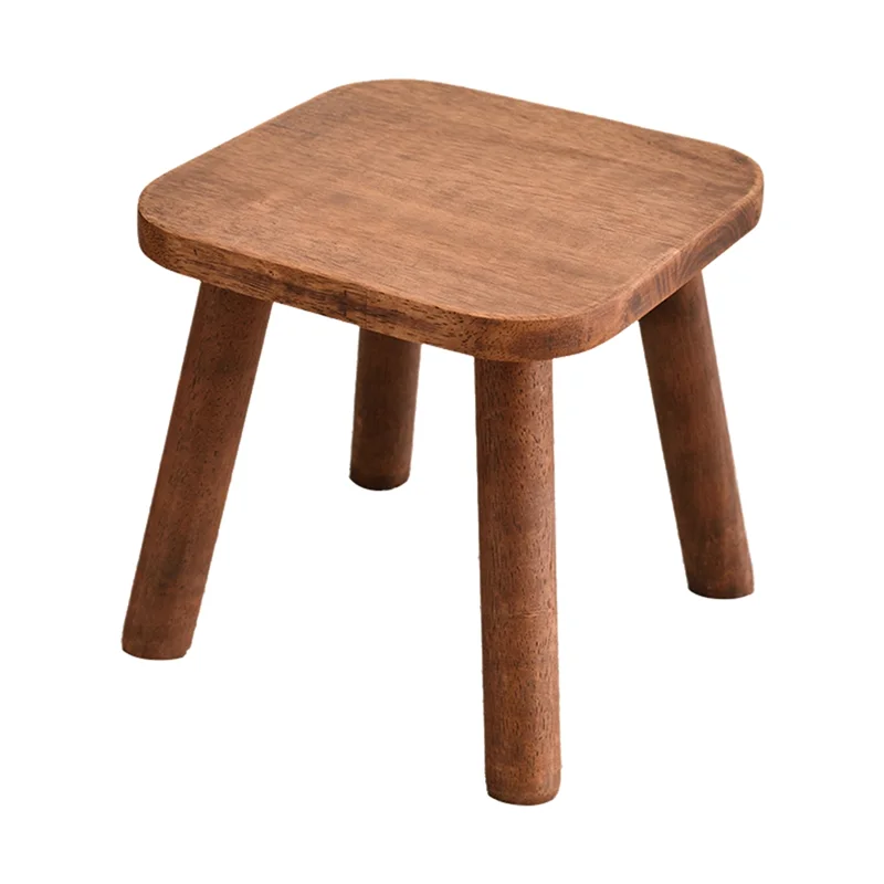 bmby-shoe-changing-stool-all-solid-wood-1pc-small-walnut-color-for-living-room-for-entrance-bathroom-bedroom-kitchen