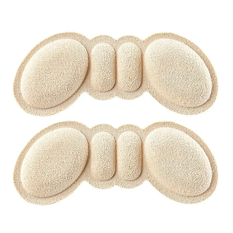 Soft PreventThe Heel From Falling Off Fit Snugly Shock Absorption Wear-resistant Sponge Interlayer Arc Design Butterfly Heel Pad