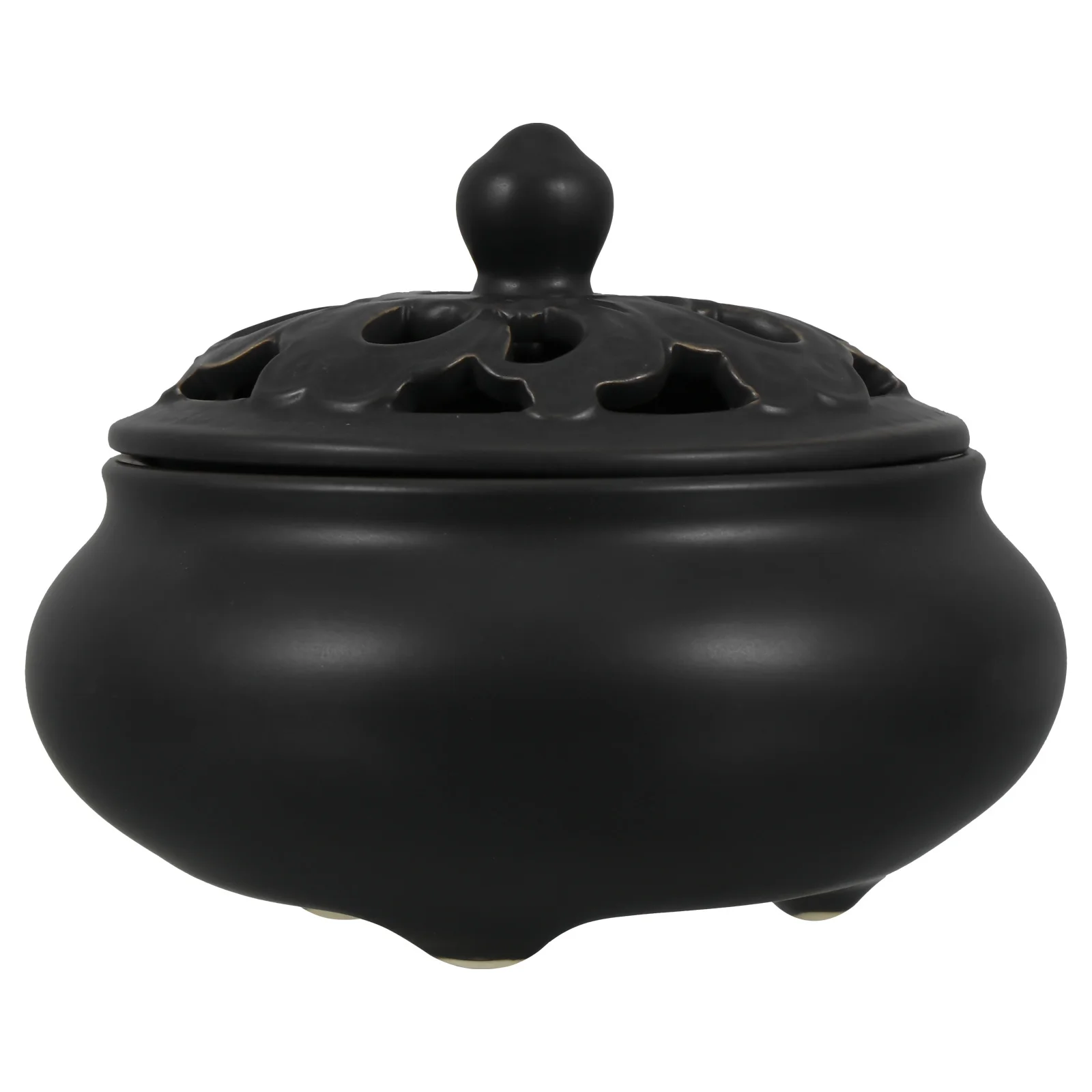 

Ceramic Incense Burner High Quality Craftsmanship Censer Holder for Aroma Therapy Home Office Decor Meditative Ornament