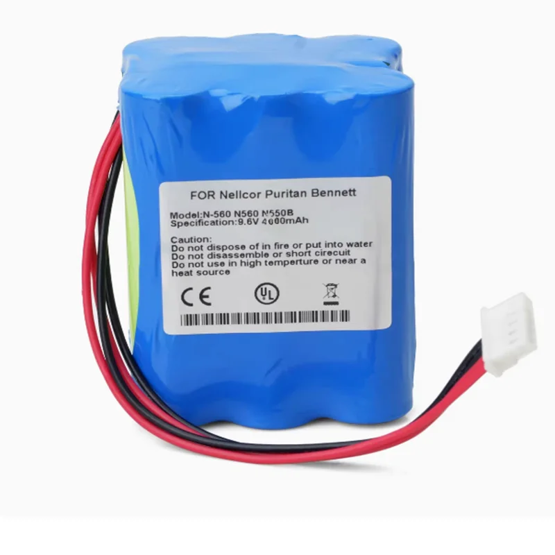 

PULSE Oximeter Battery for Nellcor Puritan Bennett Inc N550B, N560,N-550，N-600 069308 , 8HR-4/3AU,M6008-0