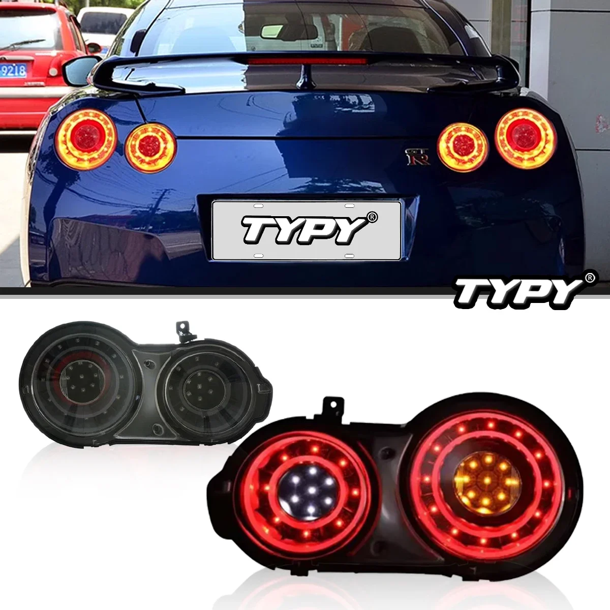 

Car Light For Nissan GT-R 2009-2017 Taillight LED Projetor Tail Lamp Daytime Running Light Automotive Accessories