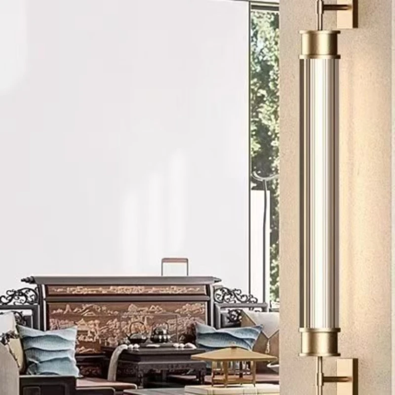 Modern Minimalist Long Strip Wall Lamp Bedside Bar Counter TV Background in Front of The Mirror Luxury Metal Decoration Fixtures