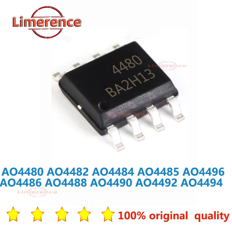 (10piece) 100% New AO4480 AO4482 AO4484 AO4485 AO4486 AO4488 AO4490 AO4492 AO4494 AO4496 sop-8 Chipset