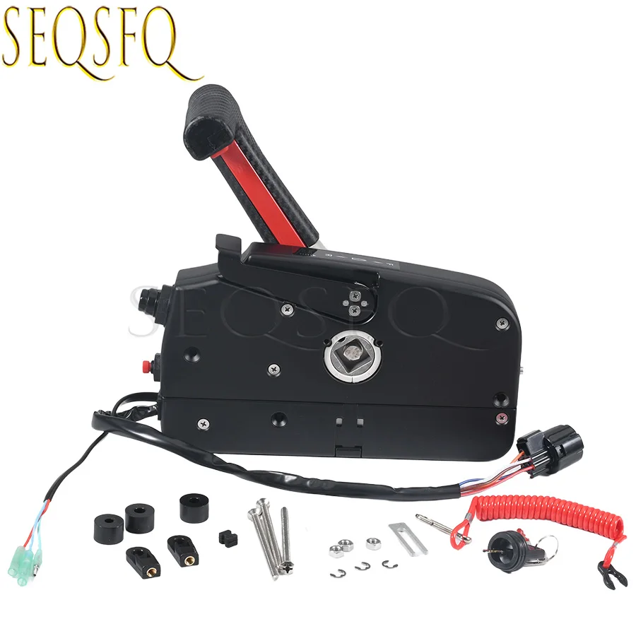 

Блок дистанционного управления подвесного мотора 67200-93J50 для Suzuki 4-тактный BF9.9-BF250 лодочный двигатель с одной ручкой, высококачественные аксессуары