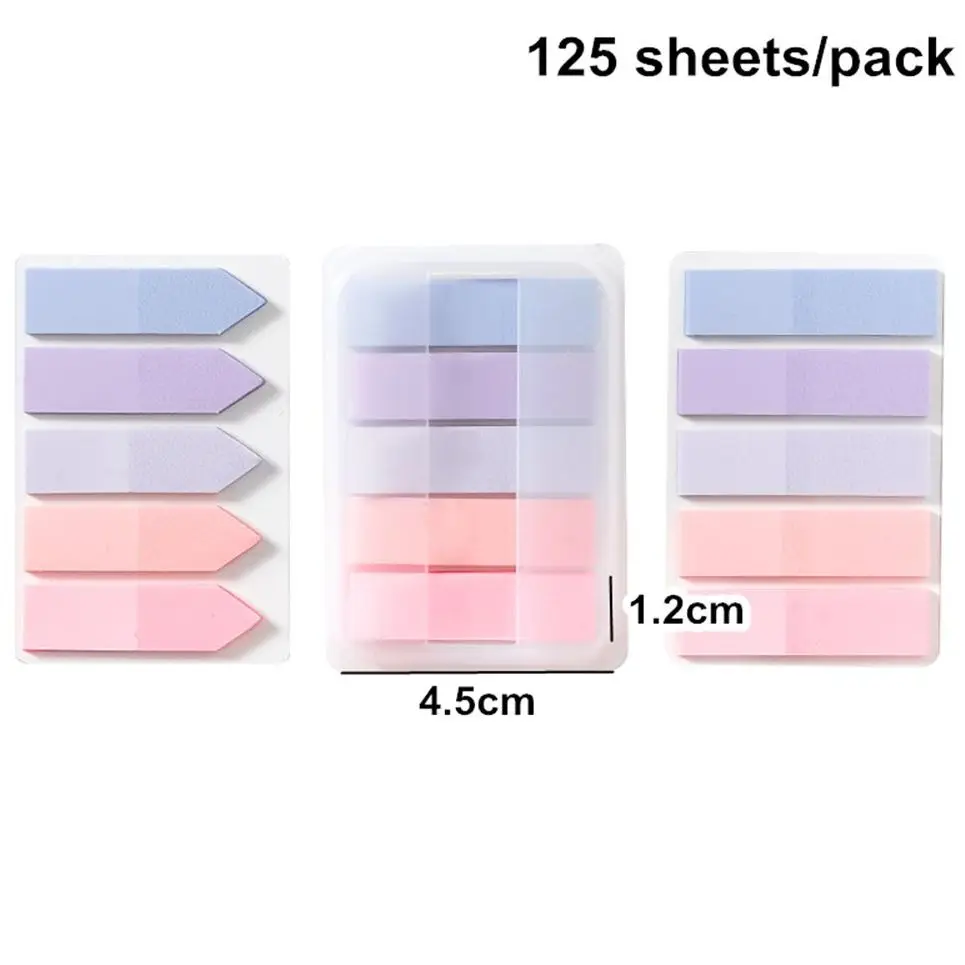 Doces Cor Sticky Notes, Bandeiras índice, Memo Pad Tab Faixa Pontos-chave Etiqueta, Notepad Bookmark, Postou-o, 100 Folhas