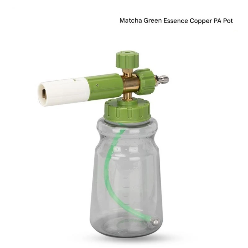 

H3CE Foams Tool Pressure Washer Attachment Strong Plastic Metal Mixing Construction 4 Sprays Settings for Automotive