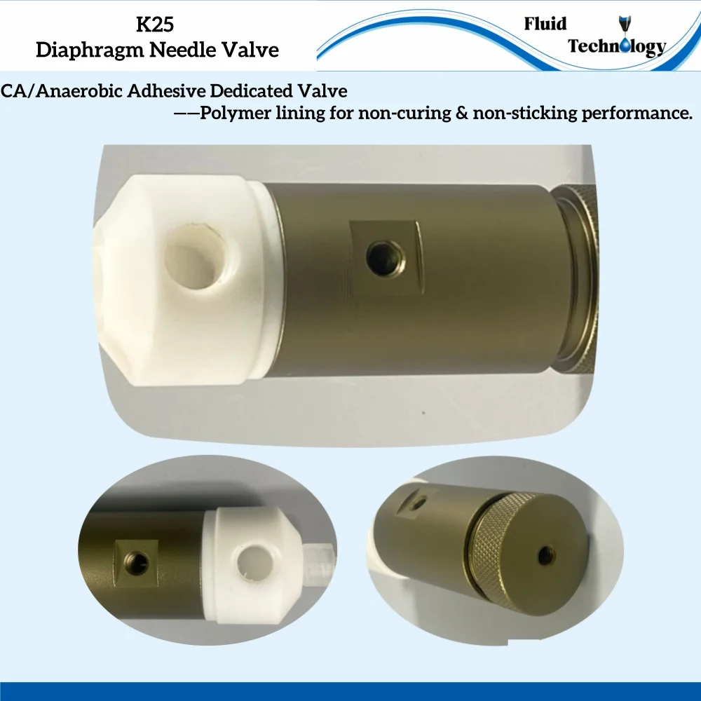 New BZY-K25 High-precision Special Use Glue Dispensing Valve 1 Year Core Component Warranty for Instant Adhesive/Anaerobic