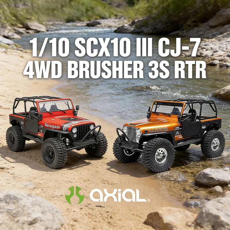 

AXIAL 1:10 SCX10 III CJ-7 V2 Sell Well 4WD Brushed 3S Simulation Model Remote Control Climbing Car RC Off-Road Vehicle 03008V2
