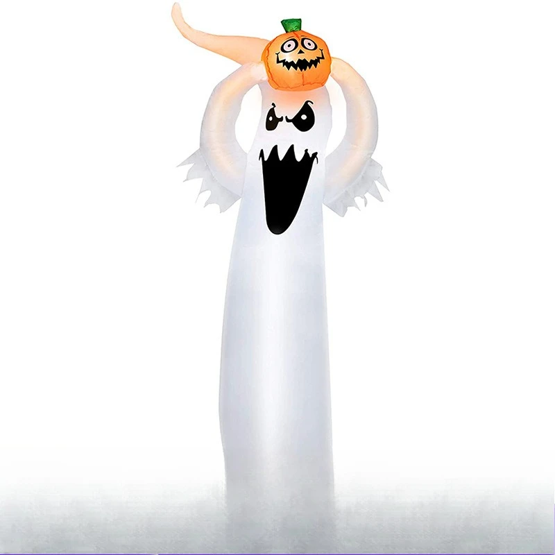 

Halloween Inflatable Pumpkin White Ghost Ghost Outdoor Yard Party Festival