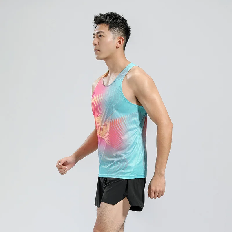 

Adult Men Women Running Outdoor Shirts Tight Gym Tank Top Fitness Sleeveless T-shirt Sport Exercise Basketball Marathon Vest B46