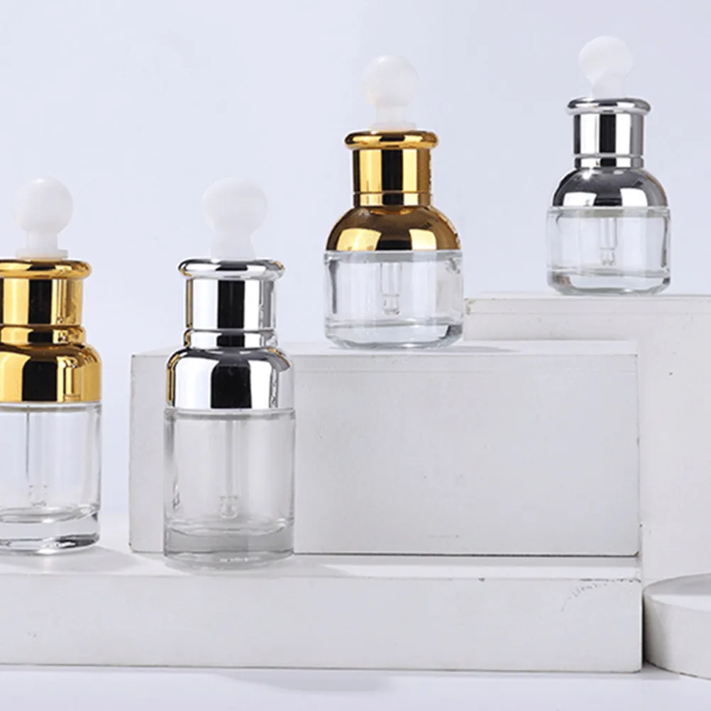 

Набор из 6 многоразовых флаконов-капельниц по 20 мл: компактные, легкие, стеклянные бутылочки для эфирных масел, парфюмерии, массажных масел и ароматерапии