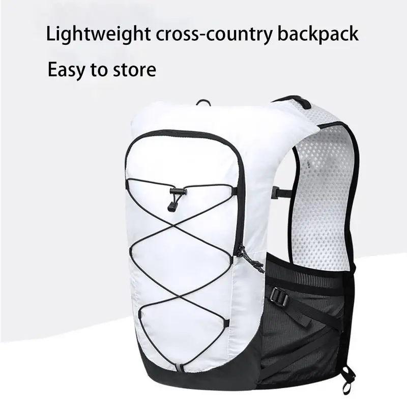 Marathon Running Hydration Vest Cycling Sports Vest With Water Bottle And Cell Phone Bag For Running Cycling  Climbing