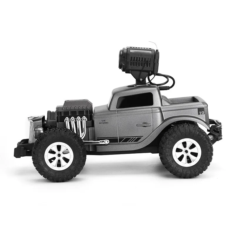Véhicule télécommandé tout-terrain RC 1:16, haute définition, caméra FPV, emballage de course, 720 GHz, 20 km/h, cadeau pour garçon, voiture jouet, nouveau, 2.4 p