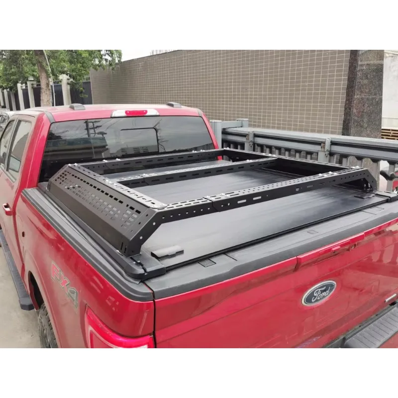 Pickup Aluminum Roof Rack Accessories Platform Cargo Rack for FORD F150 For Raptor Gladiator JT Automotive Exterior Accessories