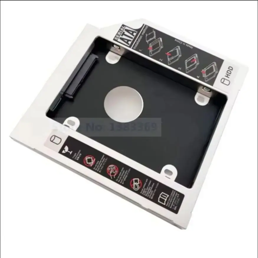 Soporte de Marco para Disco Duro Secundario en Bahía Óptica para HP Probook 4510s 4530s 6440b 6550b Dell Inspiron 1440 1545 1564 1750 1764