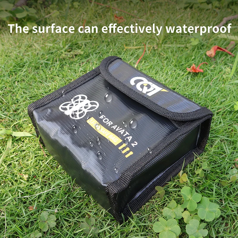 Bolsa a prueba de explosiones para batería de vuelo de Dron DJI AVATA 2, bolsa protectora de seguridad ignífuga resistente al calor, accesorio Avata2