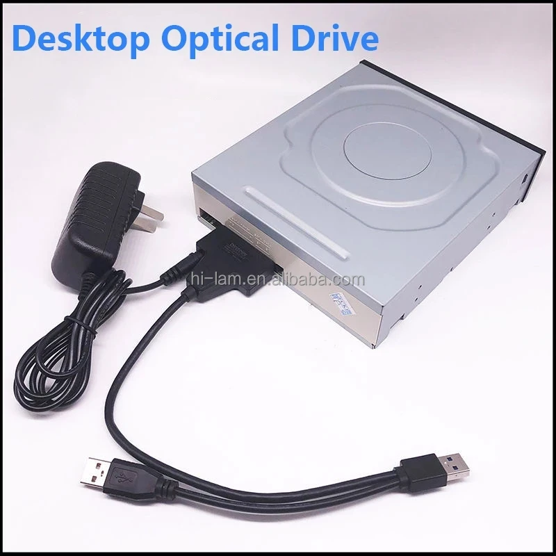 Bên Ngoài SSD HDD CD-ROM Ổ Đĩa Quang SATA 3 USB 3.0 Cáp 12V 2A Adapter Dành Cho máy Tính LAPTOP