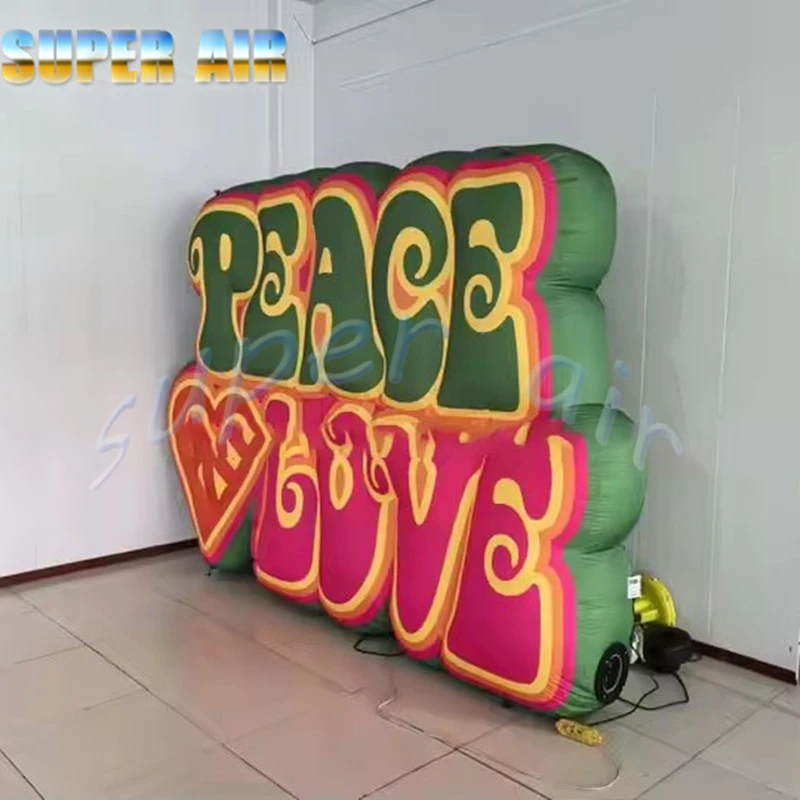 2025 Nuevo número inflable personalizado con soplador para decoración publicitaria