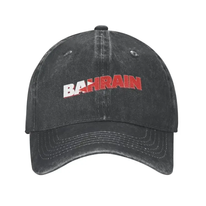 Personalized Cotton Bahrain Vintage Style Retro Baseball Cap Men Women Adjustable Dad Hat Sports