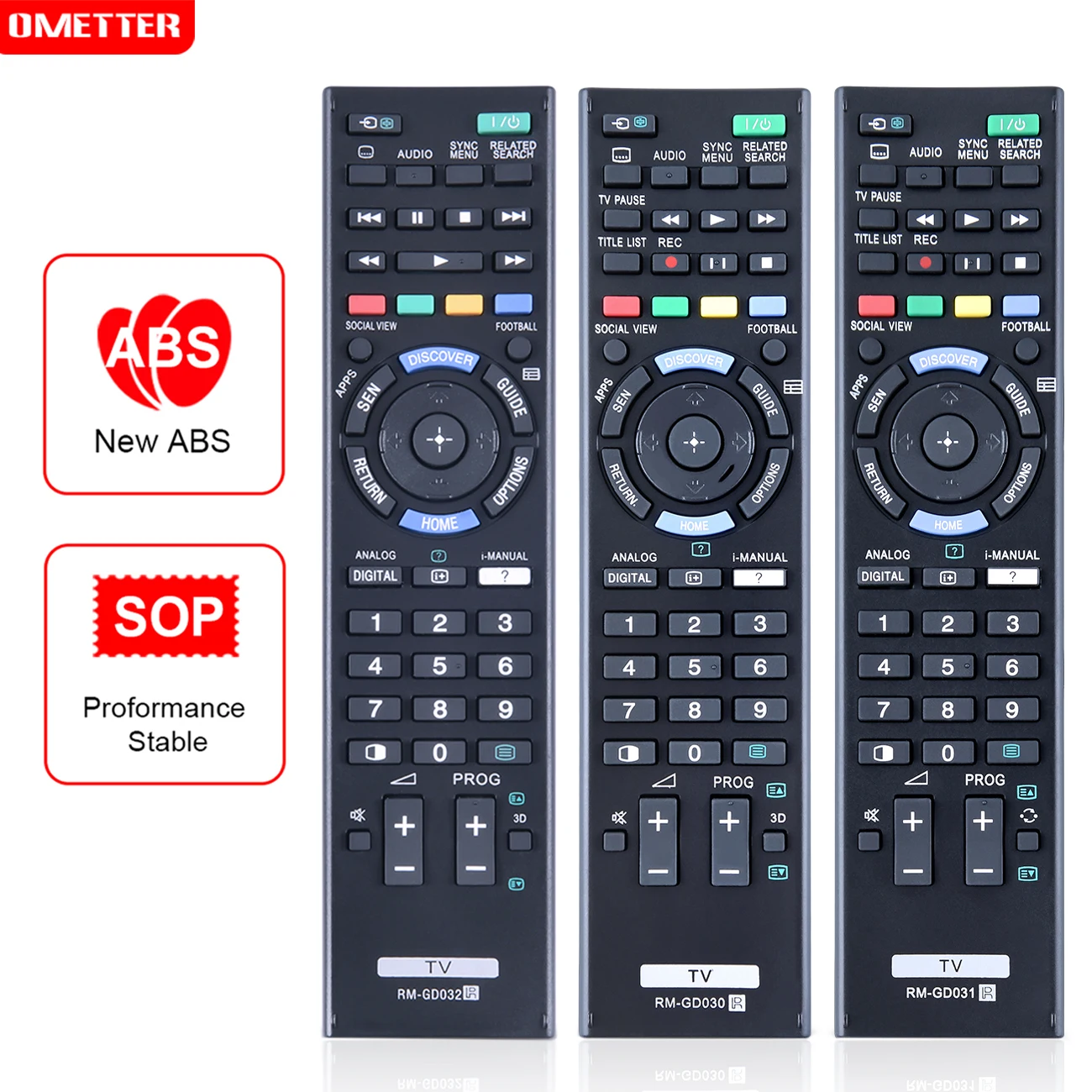 Pilot do Sony TV RM-GD032 RM-GD030 RM-GD033 RM-GD031 KDL55X9000B KDL60W850B KDL26EX550 KDL40EX650 40 w600b KDL-65W950B