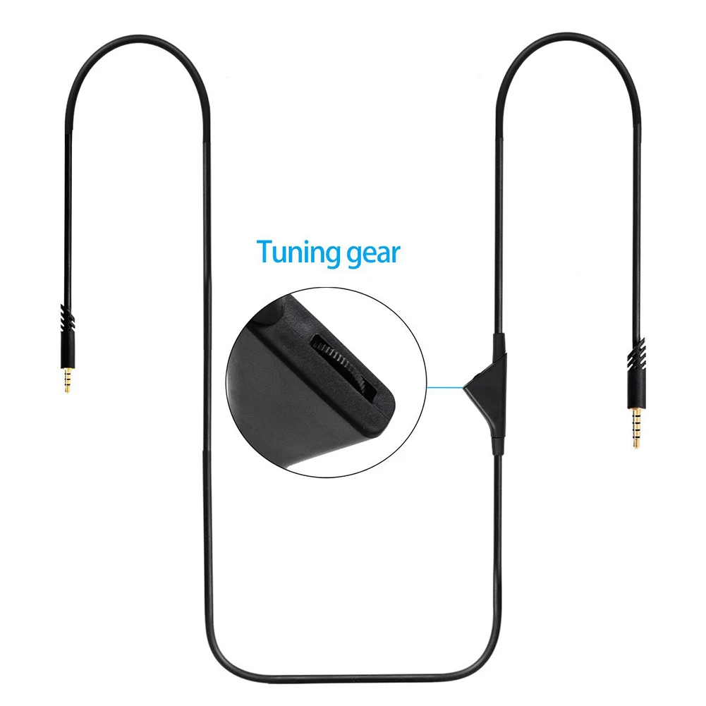 Replacement Earphone Cable Cord With Mute Volume Control For Astro Astro A40/A40TR Headset Extension Line