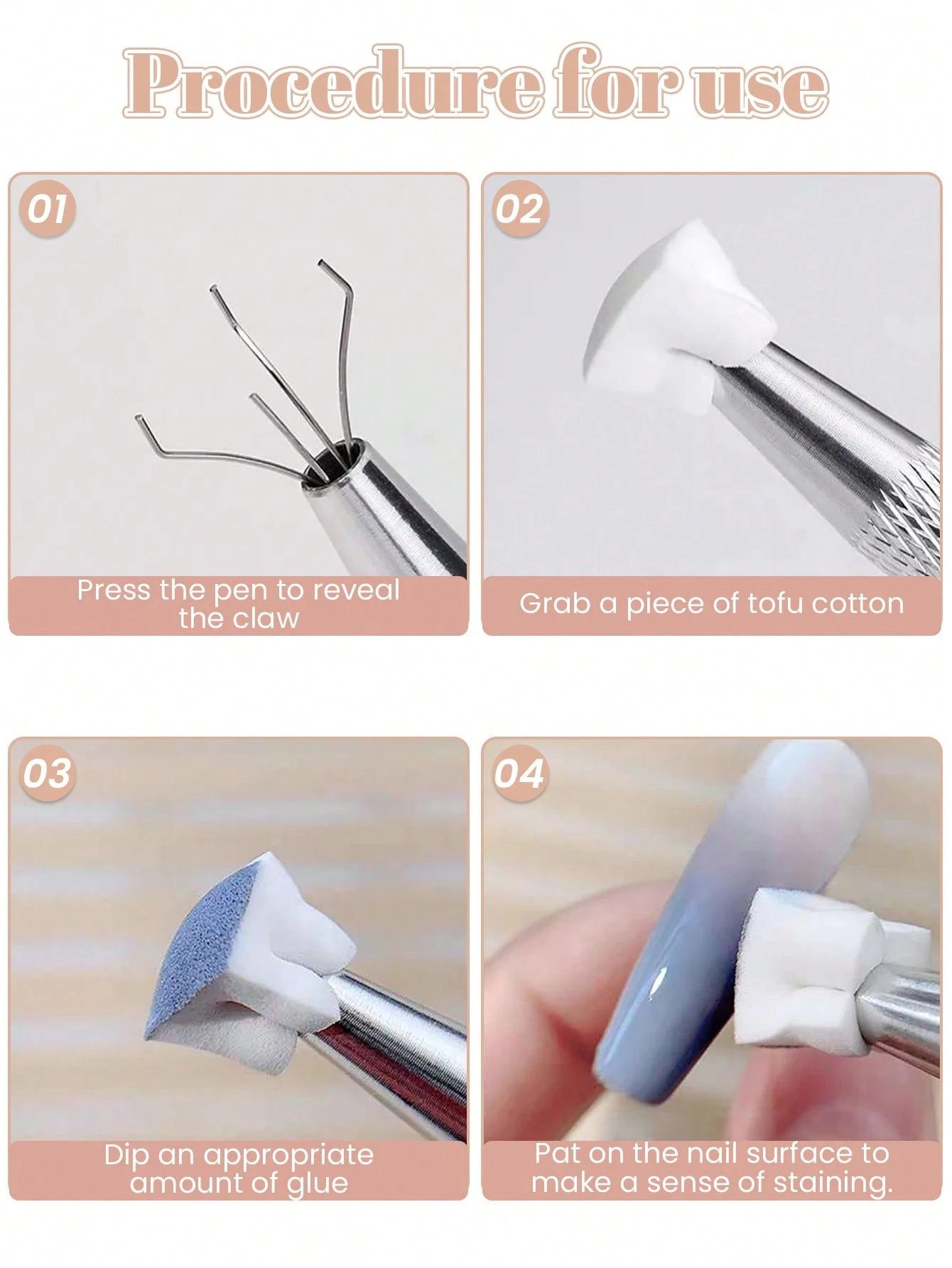 1/2 ชุด 1 ซม.มินิเต้าหู้ฟองน้ําสําหรับเล็บ Art Gradient & Blending, Grabber แปรงเครื่องมือ Cheek Stamping Pad, แต่งหน้า Stamping Kit