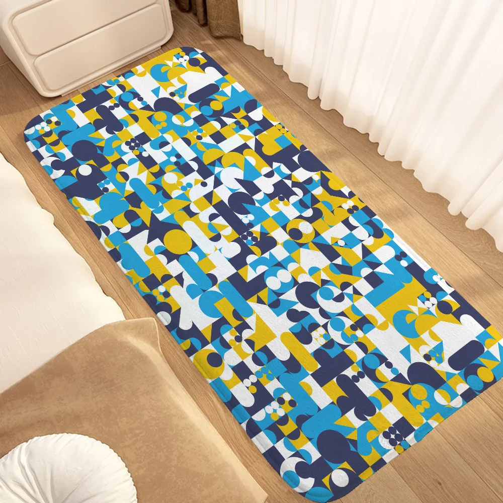 Irregular Pattern Floor Bath Mat Bathroom Carpet for Home Entrance Outdoor Doormat Things to the Room Rug Welcome Offers Carpets