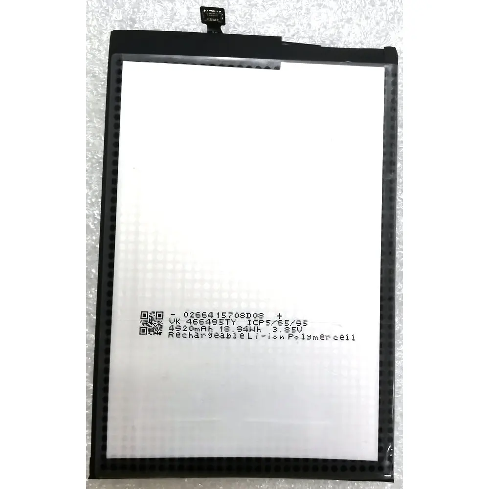 แบตเตอรี่ลิเธียมโพลิเมอร์แท้ 3.85V 5000mAh รุ่น GH6701-GH6702 สำหรับเปลี่ยนในโทรศัพท์มือถือ ZTE Axon 50 Lite A34 A54 รุ่น 1ICP5/65/95