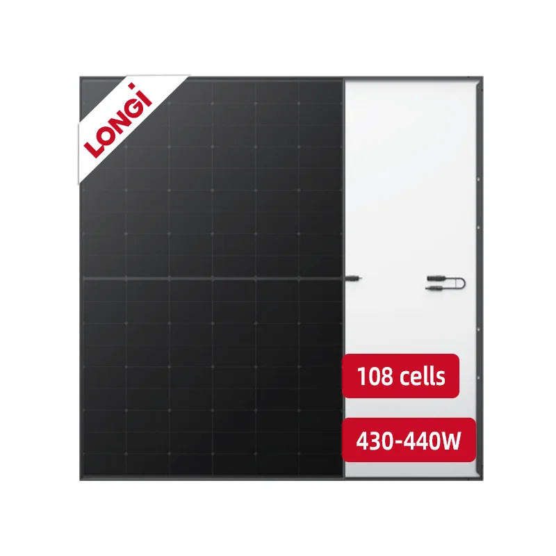 Longi Hi-mo 6 Full Black Solar Panel 430W 435W 440W   22.5% Efficiency Mono PV Modules   