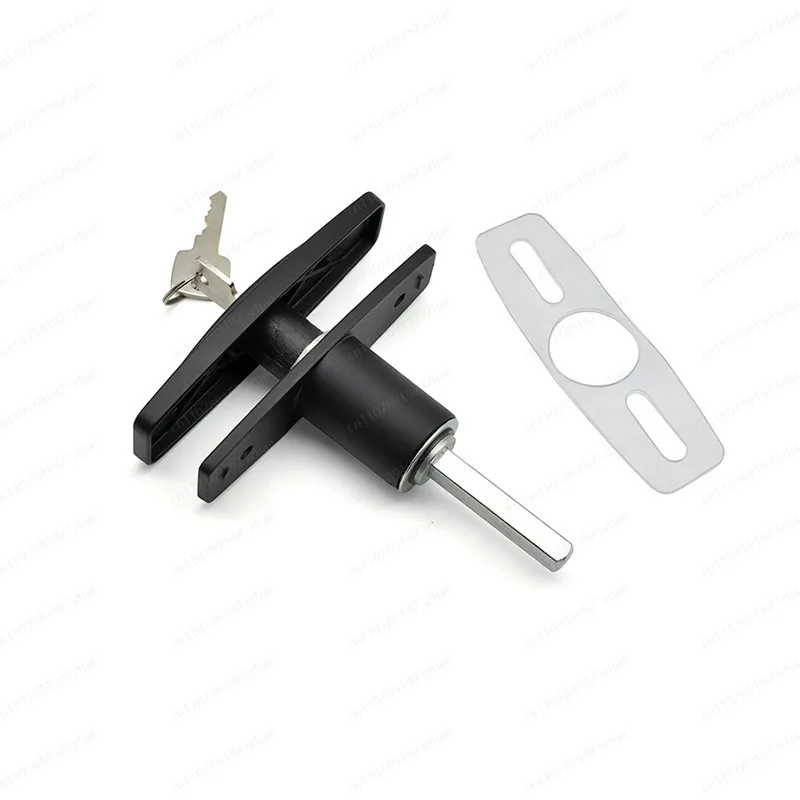 Non-threaded Locking T-Handle for Tonneau Cover Truck Bed Covers Clockwise Pop up T Handle Lock Black with Gasket