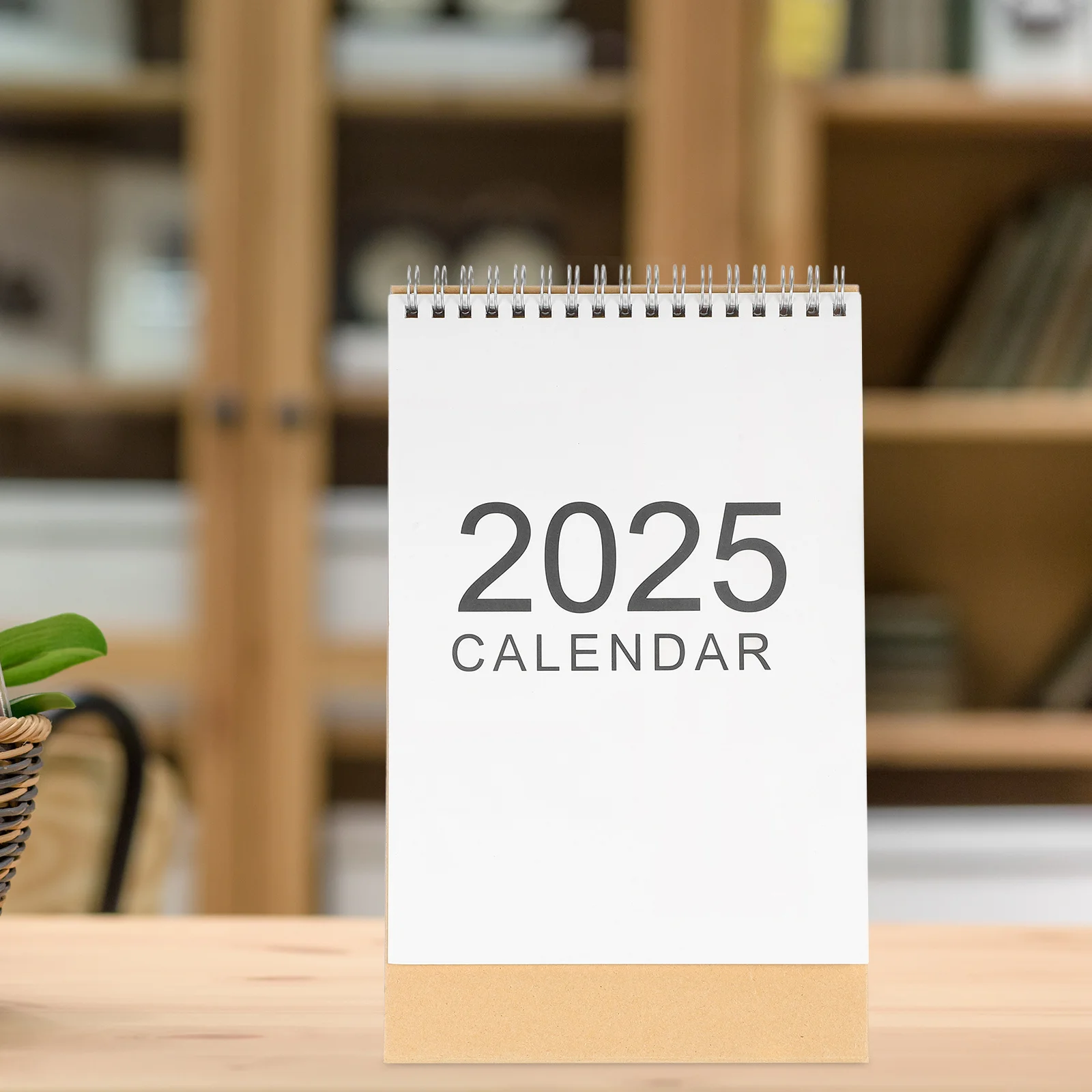 

HOODANCOS 2025 Style Calendar Desktop Monthly Planner Weekly Standing Wall Pad Mini Paper Organizer