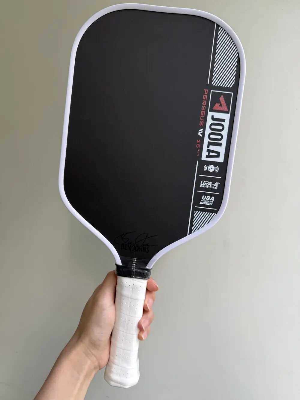 

JOOLA BEN JOHNS PERSEUS PRO IV 16MM Pickleball Paddles T700 Carbon Fiber Increased Power Feel Fully Encased Sweet Spot