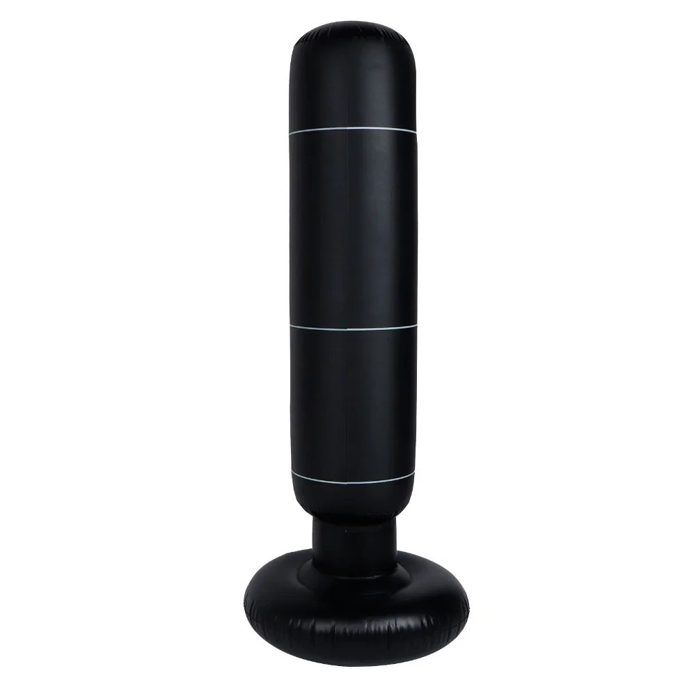 Portable PVC Boxing Column 160cm Inflatable Fitness Equipment Durable Tall Punching Bag Stress Relief
