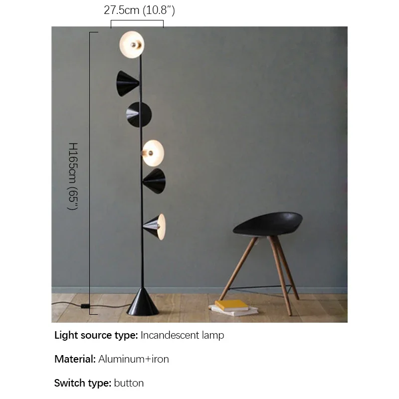 Hongcui Nordic Modern Floor Lamps Designer Creativity Living Rooms Bedrooms Sample room Minimalist art Lighting Fixtures image 6