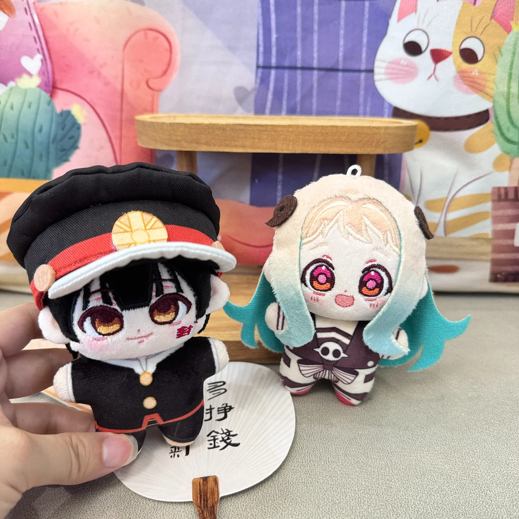 Anime adorável yashiro nene yugi amane 10cm dos desenhos animados de pelúcia estrela do mar corpo boneca cosplay dango brinquedos bonecas pingente chaveiro presente