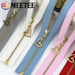 3Pcs 3# Garment Zipper 15-60cm Metal Zippers for Sewing Close-End/Open-End Zips Bag Wallet Repair Kits DIY Coat Accessories