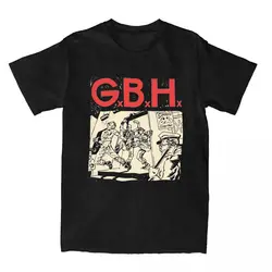 Men Women Gbh Punk Music Band Rock Graphic T Shirt Merchandise Novelty Cotton T Shirts Tee Clothes New Arrival