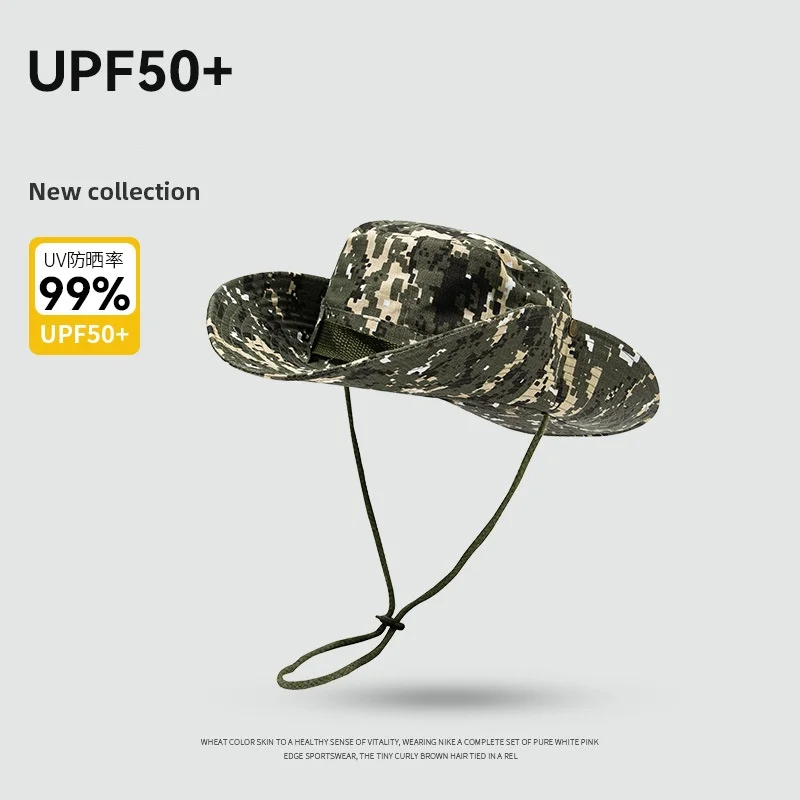 Fishing Outdoor casual mountaineering fisherman hat Jungle Benny hat Cross-border fashion pot hat sunblock camouflage hat