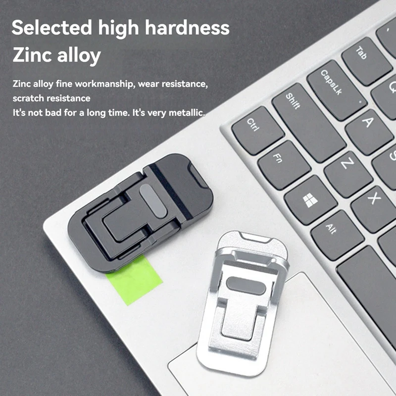 Mini Laptop Stand Portable Invisible Foldable Laptop Cooling Pad Laptop Keyboard Lift Stand Adjustable Support Feet