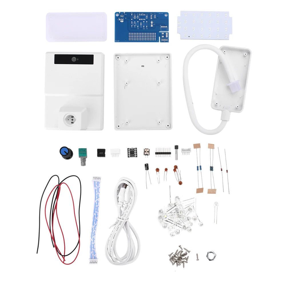 Ne555 lampu meja LED Dimmer PWM, rakitan sirkuit DIY, Kit solder elektronik, keterampilan praktek solder untuk pelajar