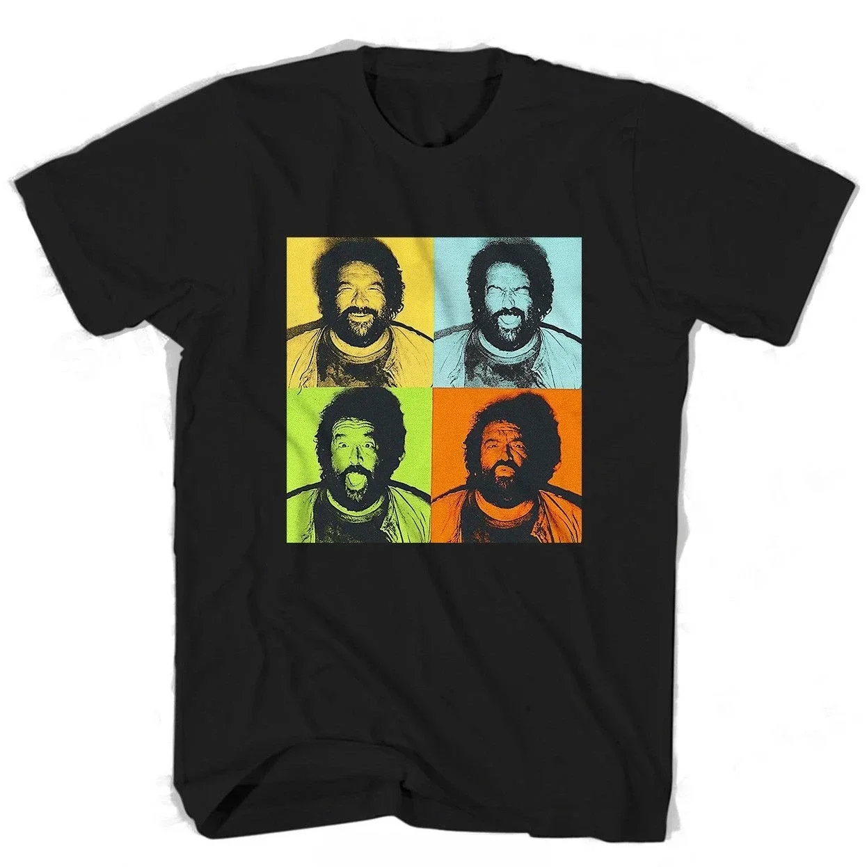 Bud Spencer Camiseta Pop Art Damen-T-Shirt, kurzärmelig, bedruckt, lässig, mit Breaking Bad-Aufdruck, grafisches T-Shirt für Damen, Y2K